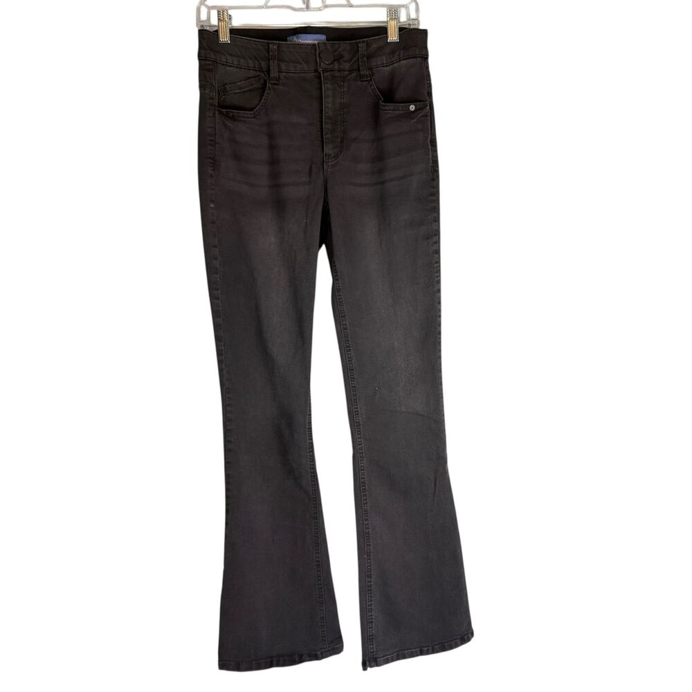 Democracy Women's Ab Solution Black Wash Bootcut Jeans Size 6